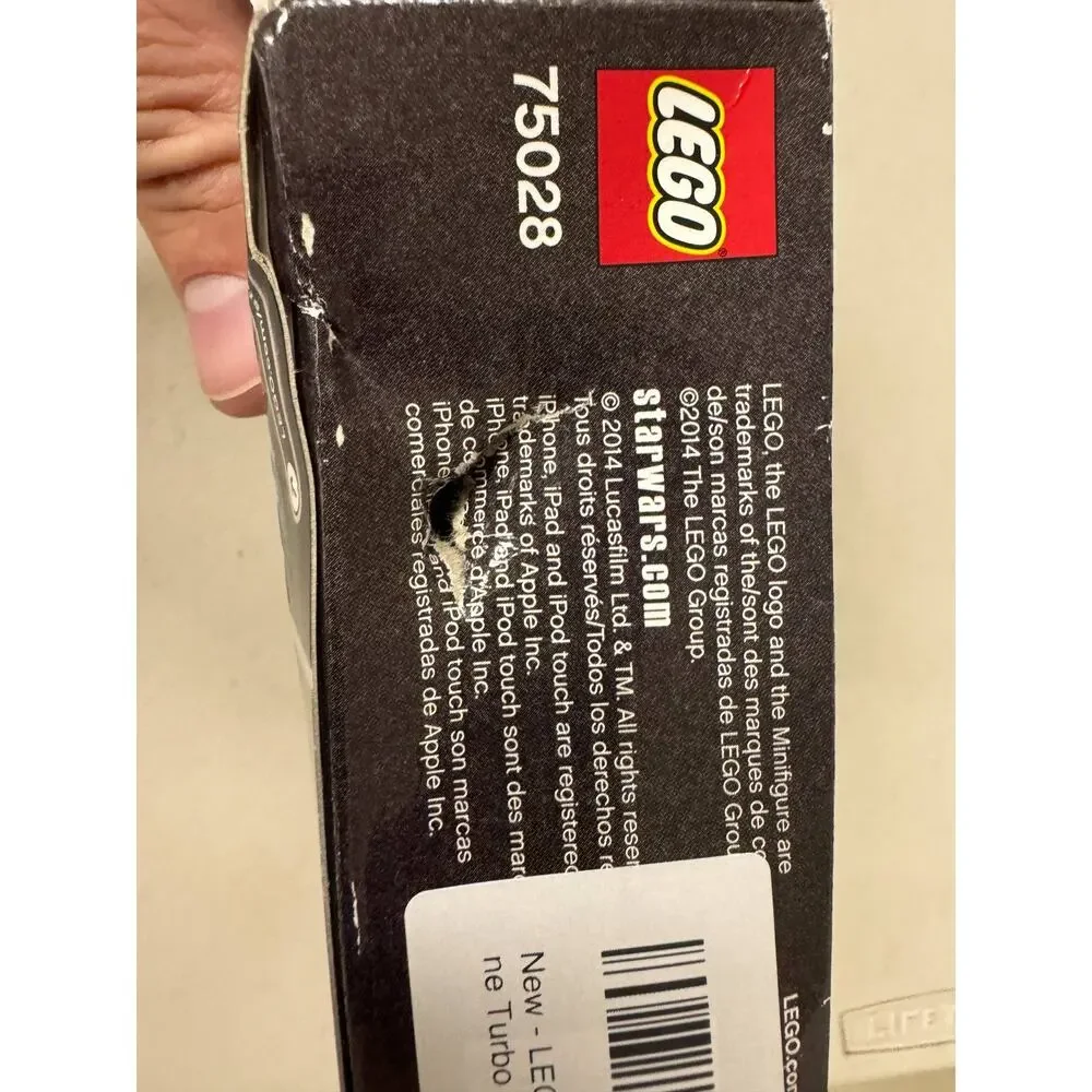 LEGO Star Wars 75028 Clone Turbo Tank Microfighters Set Sealed Worn Box
